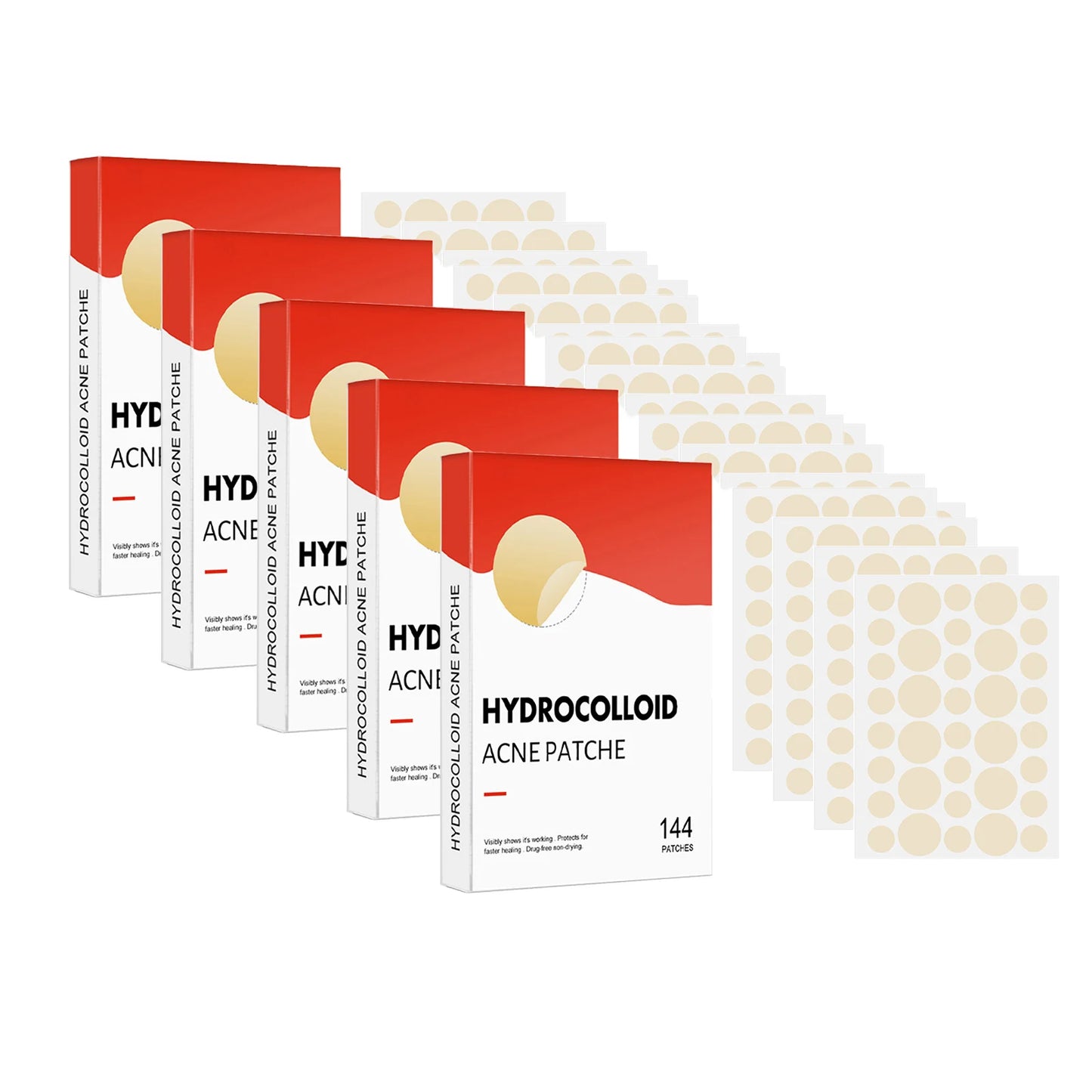 Hydrocolloid Acne Patch Invisible Closed Acne Patch Invisible Acne Face Invisible Waterproof Breathable Acne Skin Patch