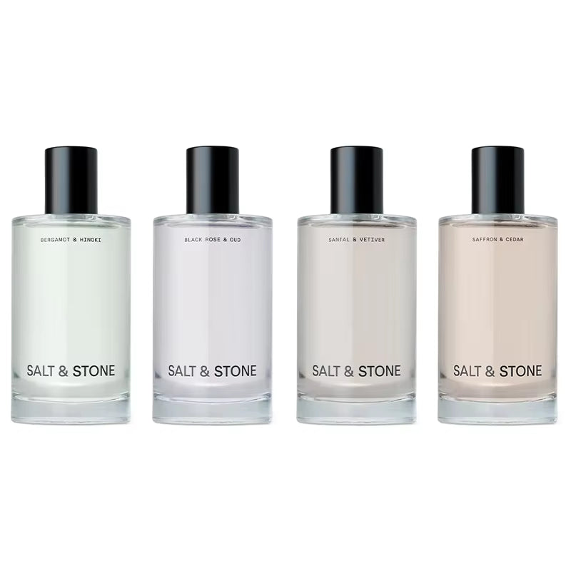 Salt & Stone Body Mist Saffron Cedar Scent Skincare Infused Perfume Hair Body Spray for Women and Men