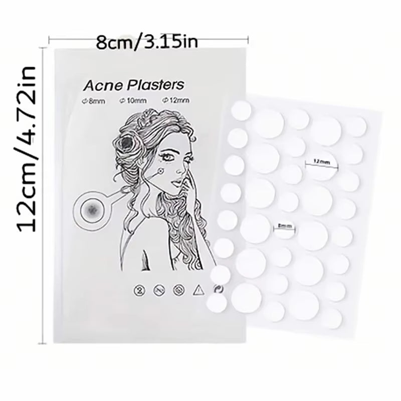 36Pcs Face and Body Pimple Patches for Covering Pimples, Acne Patches or Zit Spots Stickers, Body Patches