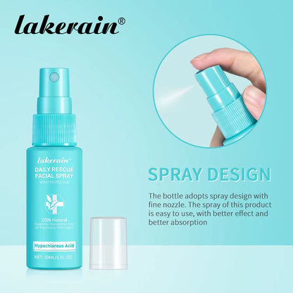 Calming Rescue Facial Spray for Sensitive Skin Hypochlorous Acid Spray Helps Reduce Redness Breakouts Soothing Balancing Spray