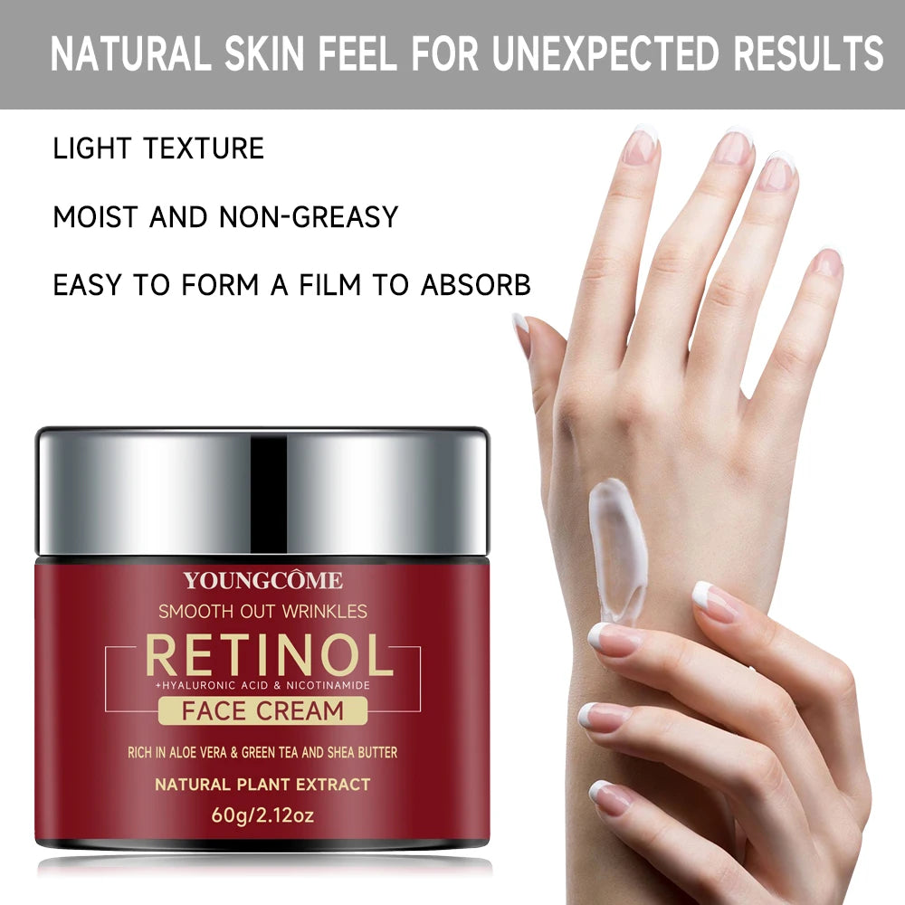 Retinol Lifting Firming Cream Repairing Moisturizing Nourishing Cream Brightening Skin Facial Cream Anti-Aging Face Skin Care