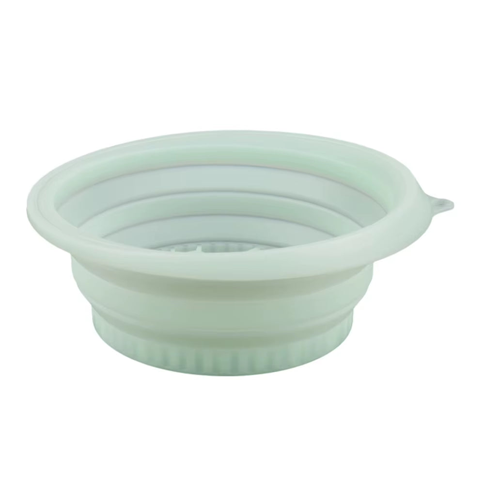 Silicone Face Bowl with Built-In Icetray Collapsible Ice Facial Folding Washbasin Face Ice Bath Water Chiller