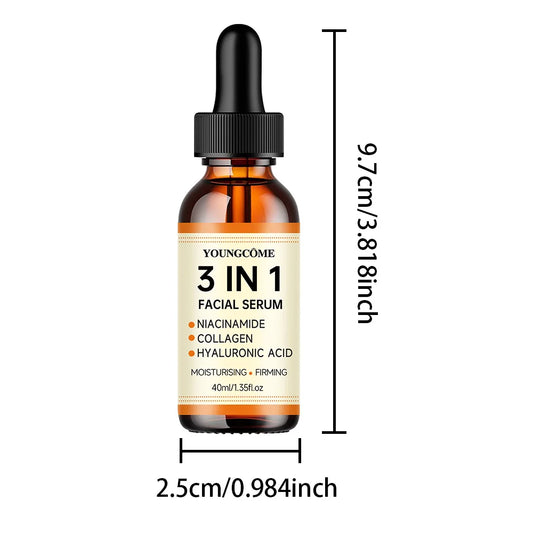 Face Serum 3 in 1 Nicotinamide Anti-Aging Wrinkle Face Serum Facial Moisturizing Brightening Firming Facial Essence Face