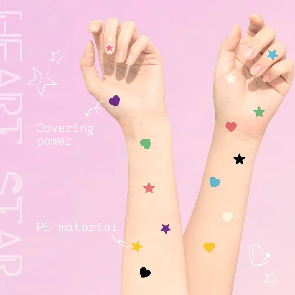 1/2Box Heart Shape Acne Pimple Patch Stickers Blemish Spot Concealer Cover 0.1Mm Acne Treatment Pimple Remover Skin Care