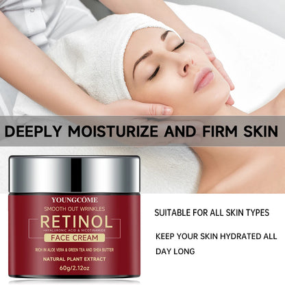 Retinol Lifting Firming Cream Repairing Moisturizing Nourishing Cream Brightening Skin Facial Cream Anti-Aging Face Skin Care