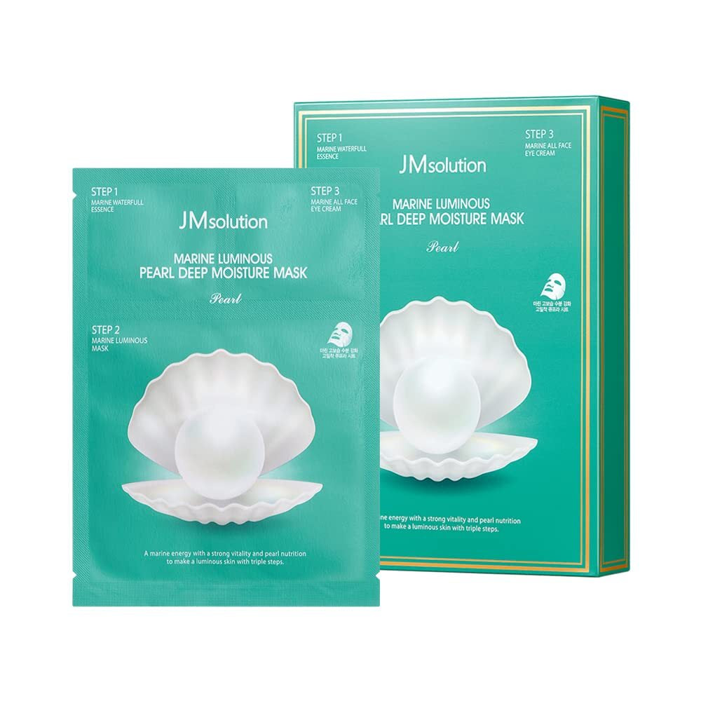3 Step Brightening Moisturizing Skin Treatment Mask Pack of 10 K Beauty