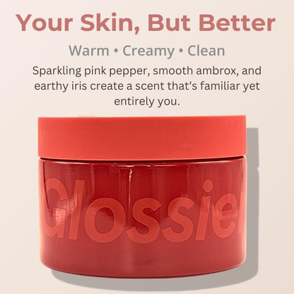 Indulge Your Skin with Glossier Crème de You Luxurious Body Butter - 7.2 Oz of Hydration and Sensory Bliss