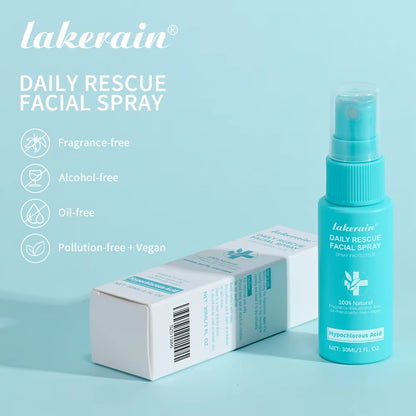 Calming Rescue Facial Spray for Sensitive Skin Hypochlorous Acid Spray Helps Reduce Redness Breakouts Soothing Balancing Spray