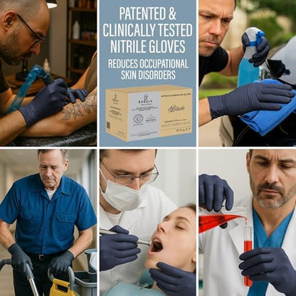Ensure Nitrile Disposable Exam Gloves, Powder-Free, Latex-Free, Non-Sterile - 5 Mil