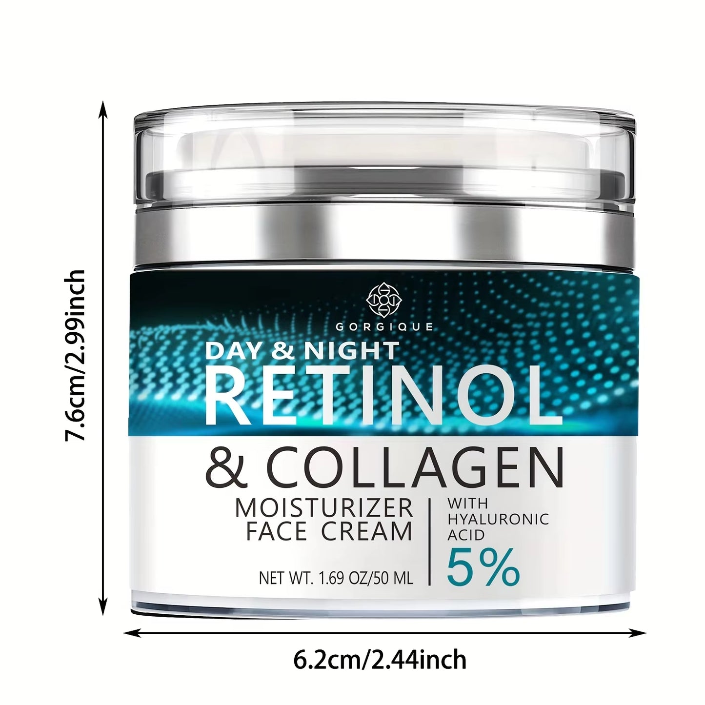Face Moisturizer Retinol Cream - Day & Night anti Aging Moisturizing Cream