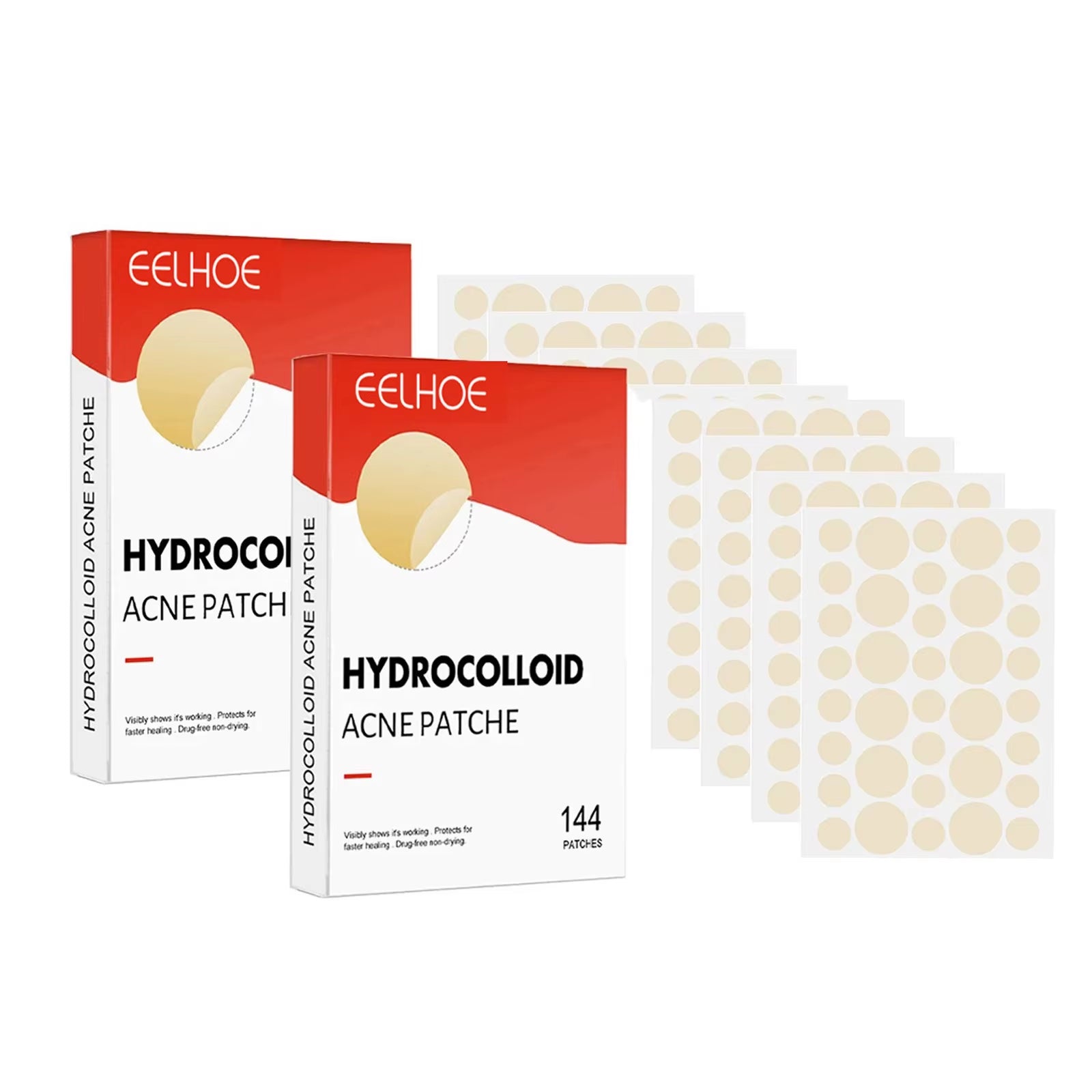 1/2/3 Box Face Acne Patch Invisible Skin Care Pimple Acne Patches Anti-Inflammatory Healing Absorbing Spot Sticker Covering Acne