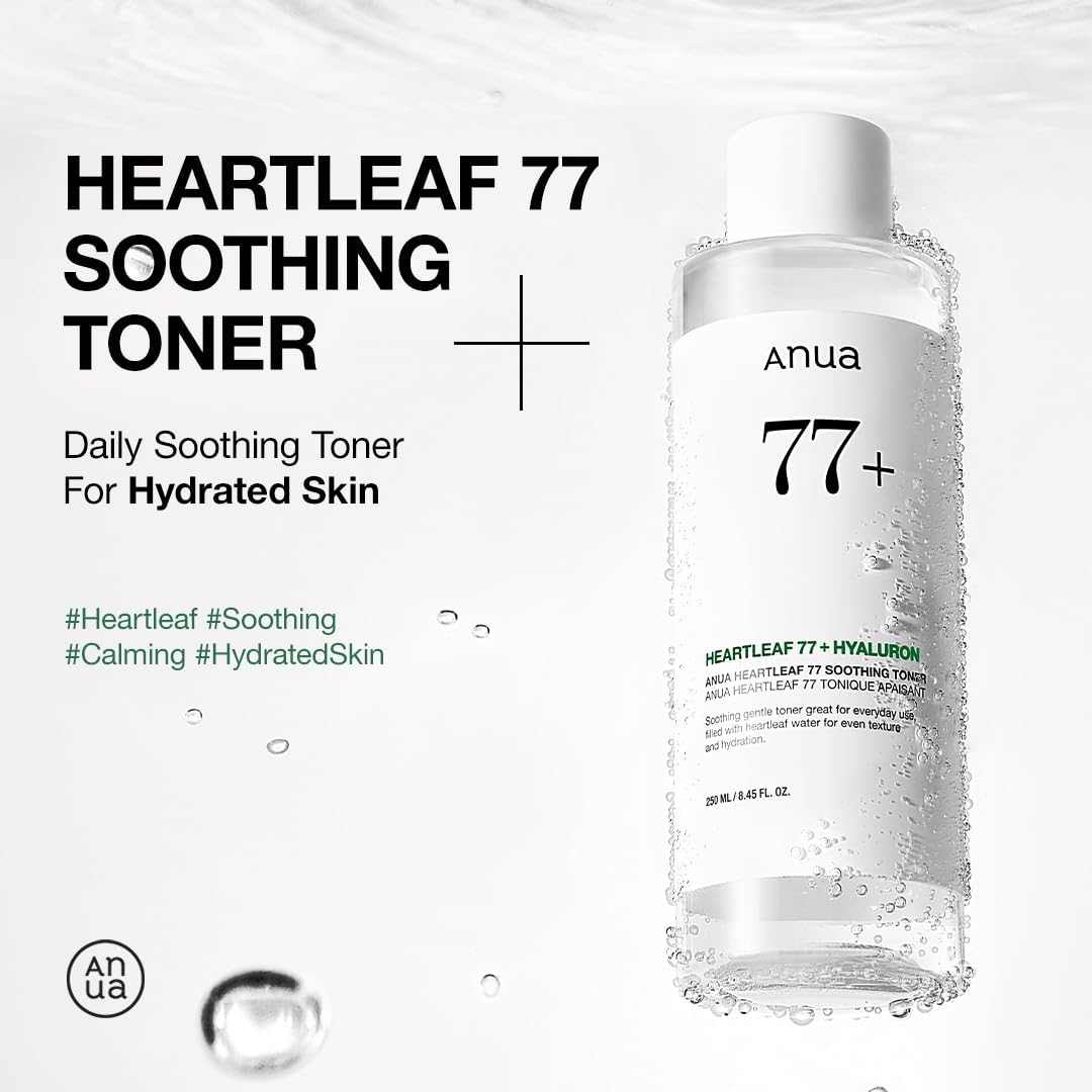 Revitalize Your Skin with Heartleaf 77 Soothing Toner - Hydrate, Balance, and Purify for All Skin Types (8.45 Fl Oz)