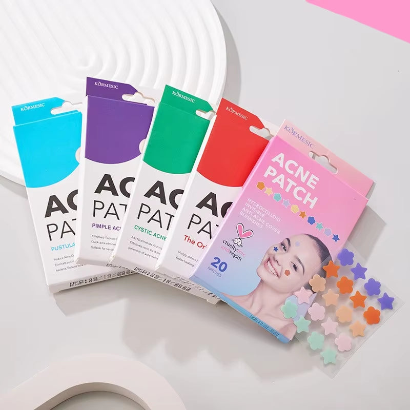 New Original Acne Invisible Patch Set, Suitable for Covering Acne, Pimples, and Blemishes on the Face and Skin Day and Night