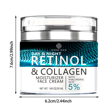 Face Moisturizer Retinol Cream - Day & Night anti Aging Moisturizing Cream