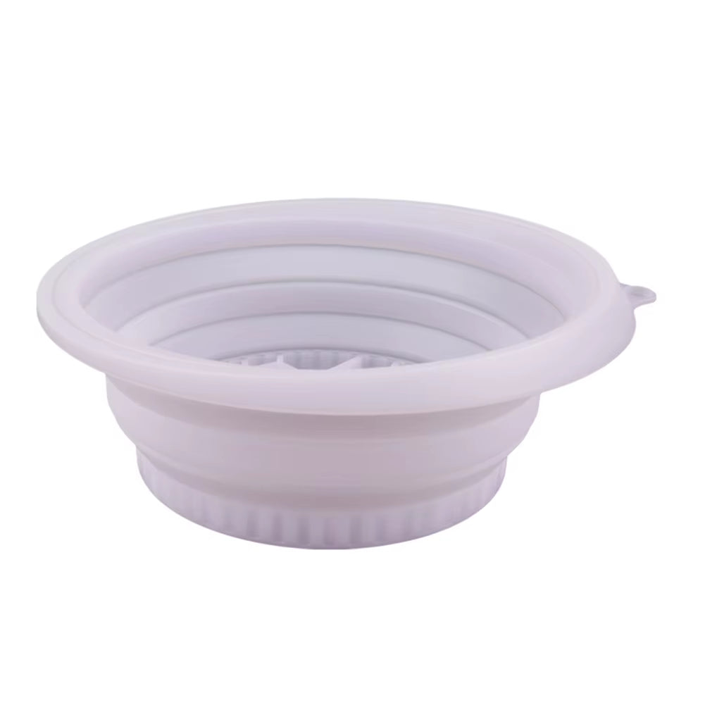 Silicone Face Bowl with Built-In Icetray Collapsible Ice Facial Folding Washbasin Face Ice Bath Water Chiller