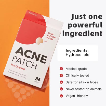 New Original Acne Invisible Patch Set, Suitable for Covering Acne, Pimples, and Blemishes on the Face and Skin Day and Night