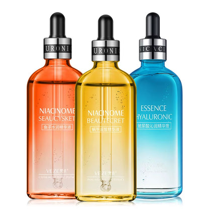 Snail Caviar Hyaluronic Acid Facial Serum Beauy Essence Firming Hydrating Brightening Moisturizing Face Serum Skin Care