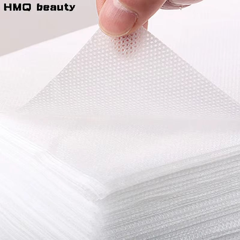 50/300Pcs Disposable Hole Towel Non-Woven Towel Covers Bed Sheet Face Pad Anti-Bacteria Beauty Salon Makeup Lashes Accessories