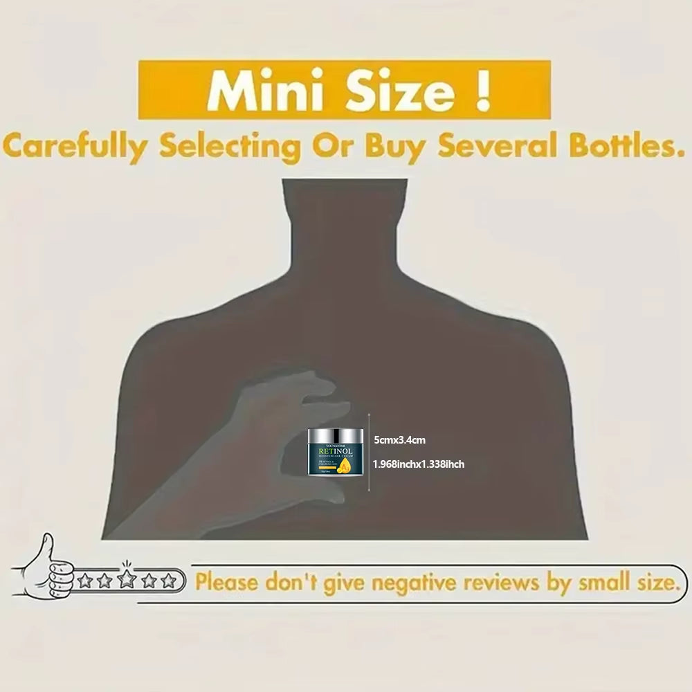 Retinol Hyaluronic Acid Face Cream Moisturizer Nourish Skin Care Products Anti-Aging Facial Treatment Moisturizing Facial Serum