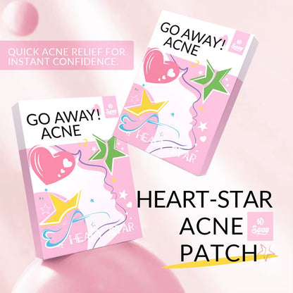 1/2Box Heart Shape Acne Pimple Patch Stickers Blemish Spot Concealer Cover 0.1Mm Acne Treatment Pimple Remover Skin Care