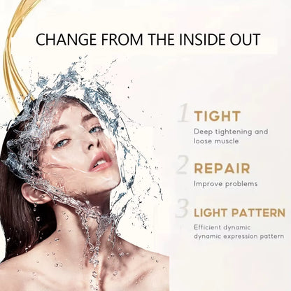 5-Second Facial Moisturiser Facial Skinessence Liquid Lifting Firming Exfoliating anti Aging Whitening Skin Care Repair Collage