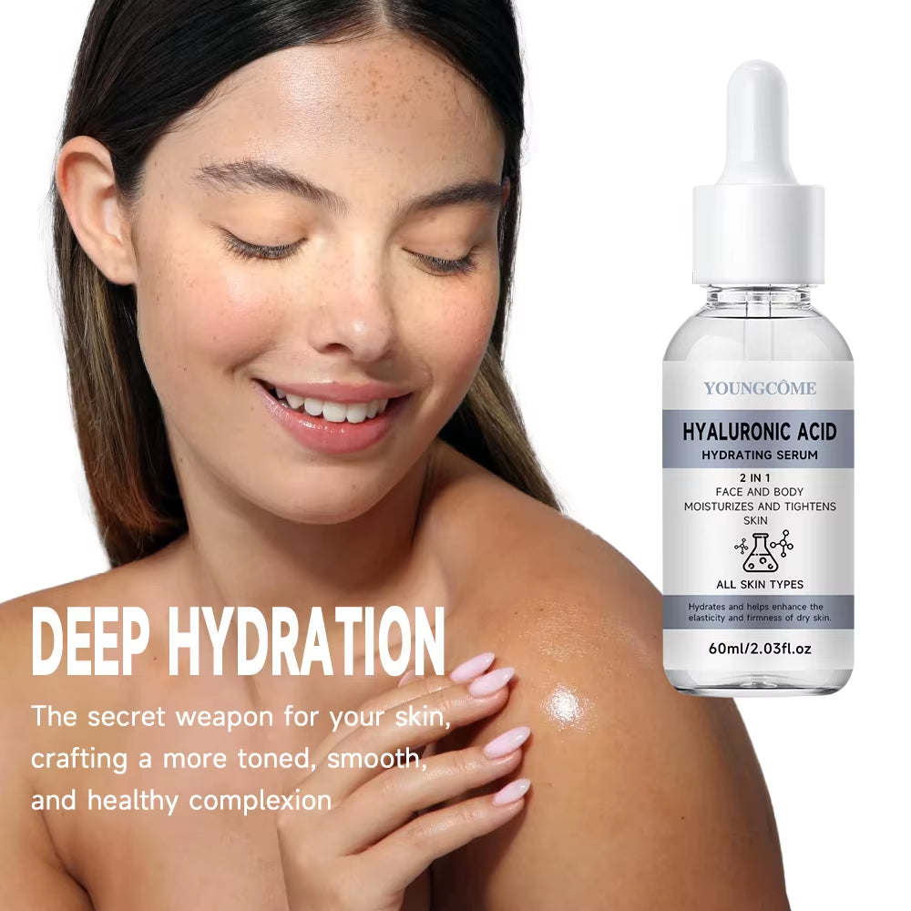 Hyaluronic Acid Moisturizing Serum Acid Moisturizing Nourishing Dry Skin Care Firming Oil Control Multi-Effect Facial Essence
