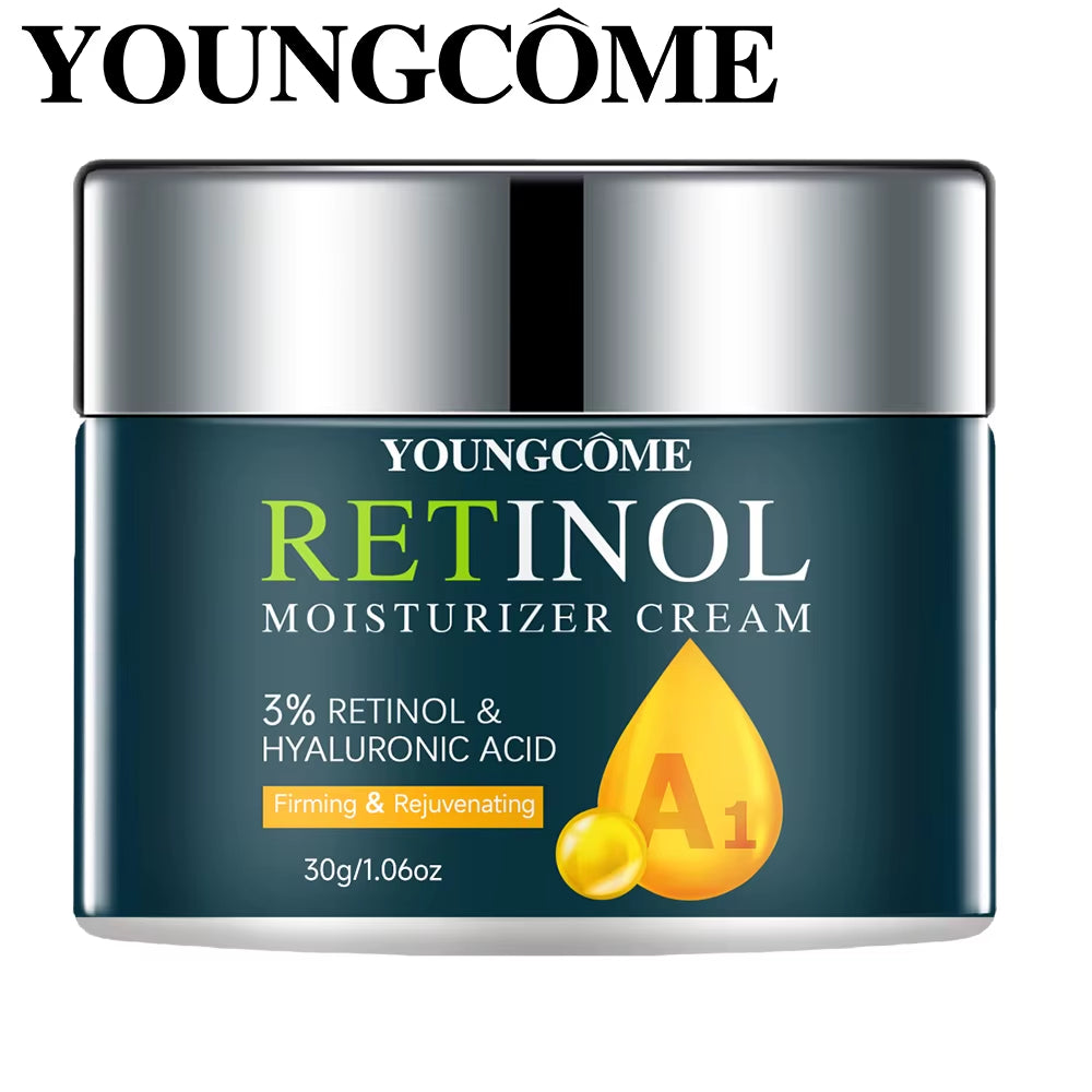 Retinol Hyaluronic Acid Face Cream Moisturizer Nourish Skin Care Products Anti-Aging Facial Treatment Moisturizing Facial Serum