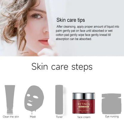 Retinol Lifting Firming Cream Repairing Moisturizing Nourishing Cream Brightening Skin Facial Cream Anti-Aging Face Skin Care