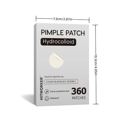 360Pcs Face Acne Patch Invisible Skin Care Pimple Acne Patches Anti-Inflammatory Healing Absorbing Spot Sticker Covering Acne