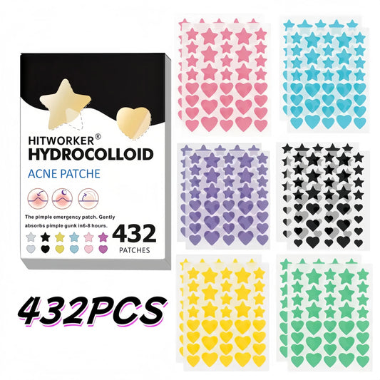 432PCS Pimple Patch Acne Colorful Invisible Acne Removal Skin Care Stickers Concealer Face Spot Beauty