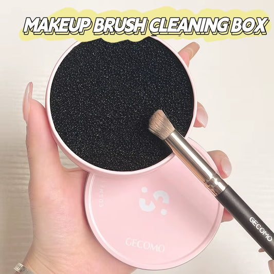 Makeup Brush Cleaning Box Quick Clean Sponge Eyeshadow Brushes Dry Cleaner Cosmetic Wash Clean Powder Tool Makeup Accessories
