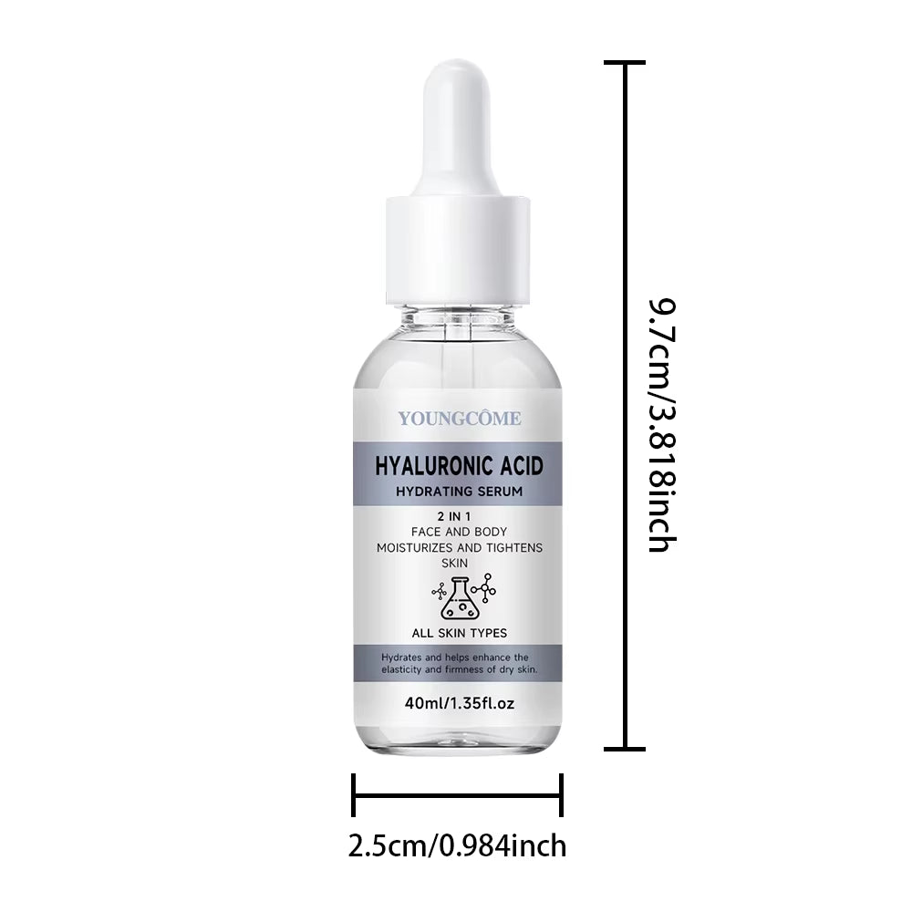 Hyaluronic Acid Moisturizing Serum Acid Moisturizing Nourishing Dry Skin Care Firming Oil Control Multi-Effect Facial Essence