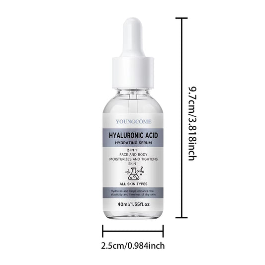 Hyaluronic Acid Moisturizing Serum Acid Moisturizing Nourishing Dry Skin Care Firming Oil Control Multi-Effect Facial Essence