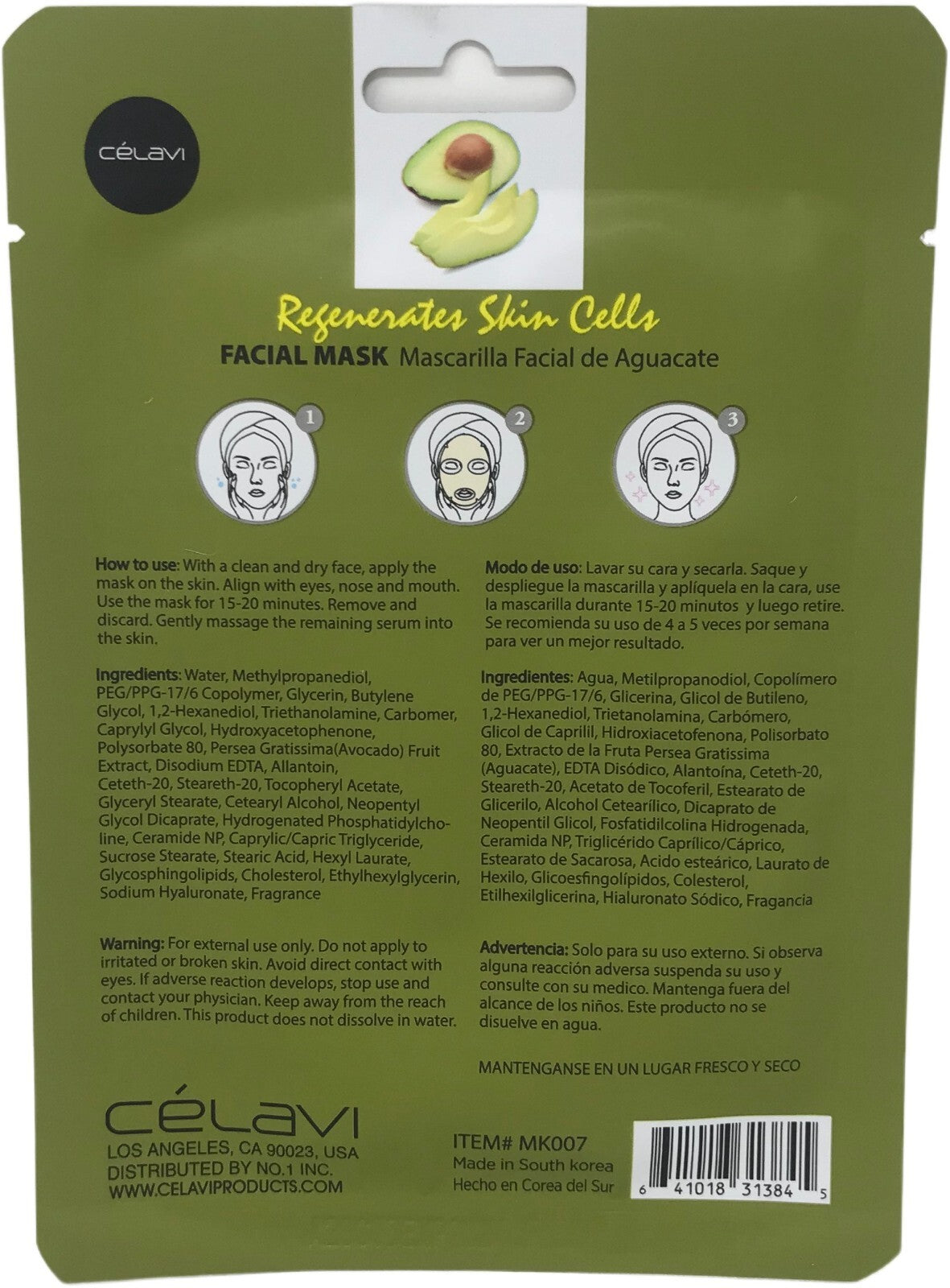 Facial Mask Skincare Sheet Korean Beauty Face Mask Sheets Skin Care Antiaging