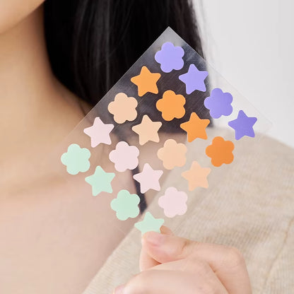KORMESIC Colorful Star Acne Patches Pimple Nourishing Hydrating Anti-Aging Facial Treatment + Blackhead Removal Skin Care