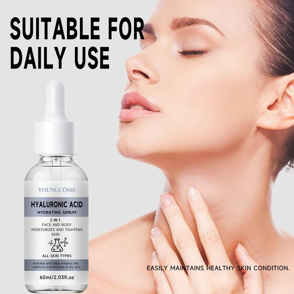 Hyaluronic Acid Moisturizing Serum Acid Moisturizing Nourishing Dry Skin Care Firming Oil Control Multi-Effect Facial Essence