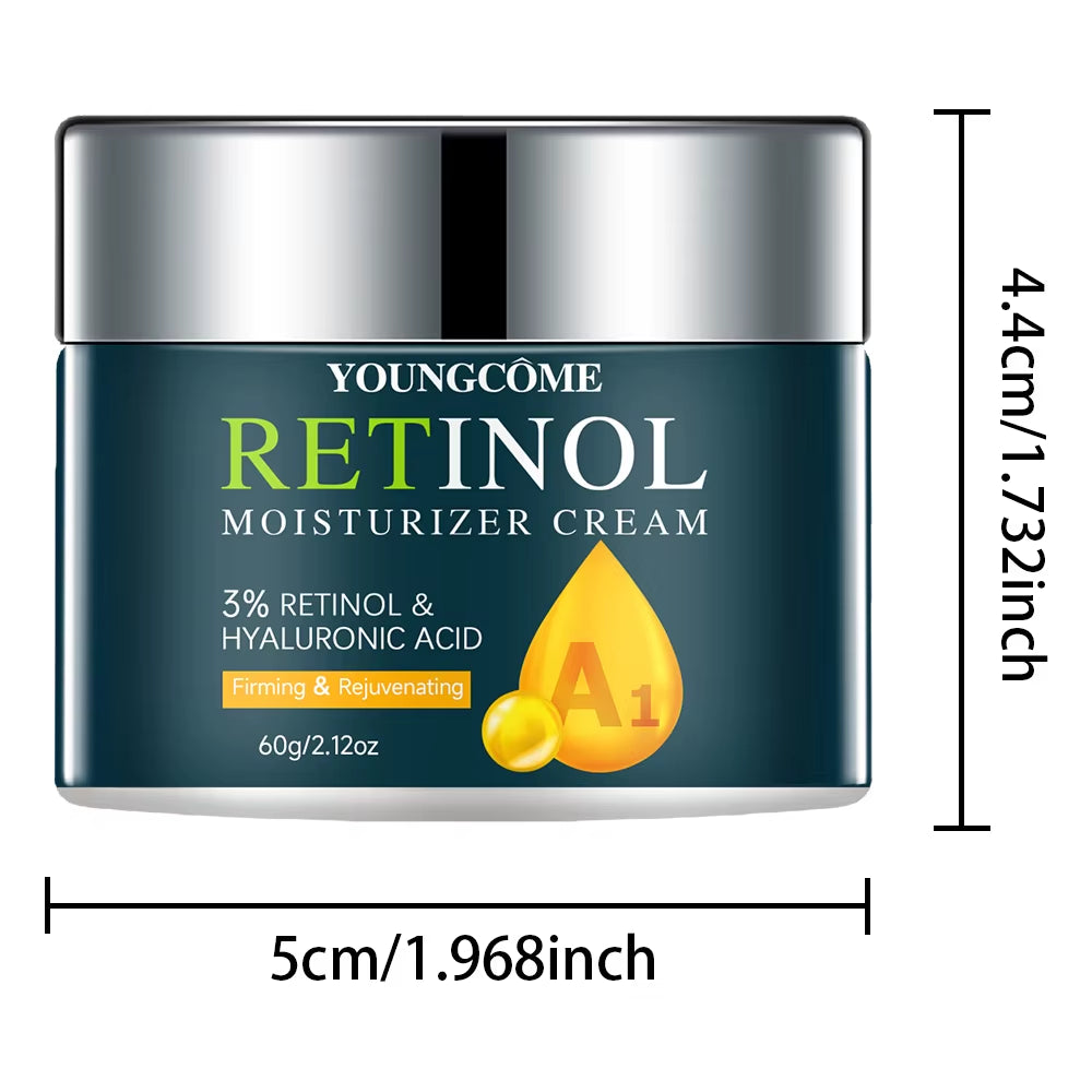 Retinol Hyaluronic Acid Face Cream Moisturizer Nourish Skin Care Products Anti-Aging Facial Treatment Moisturizing Facial Serum