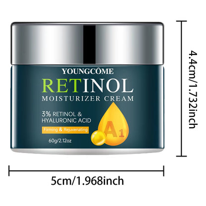 Retinol Hyaluronic Acid Face Cream Moisturizer Nourish Skin Care Products Anti-Aging Facial Treatment Moisturizing Facial Serum
