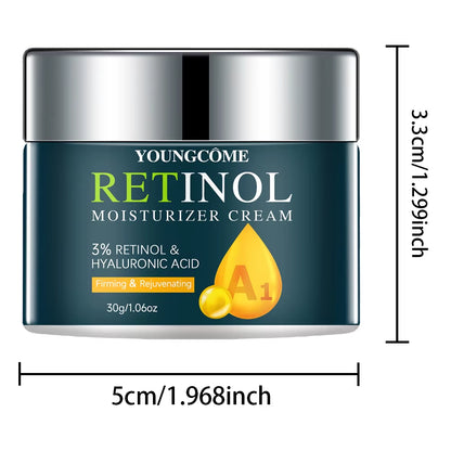 Retinol Hyaluronic Acid Face Cream Moisturizer Nourish Skin Care Products Anti-Aging Facial Treatment Moisturizing Facial Serum