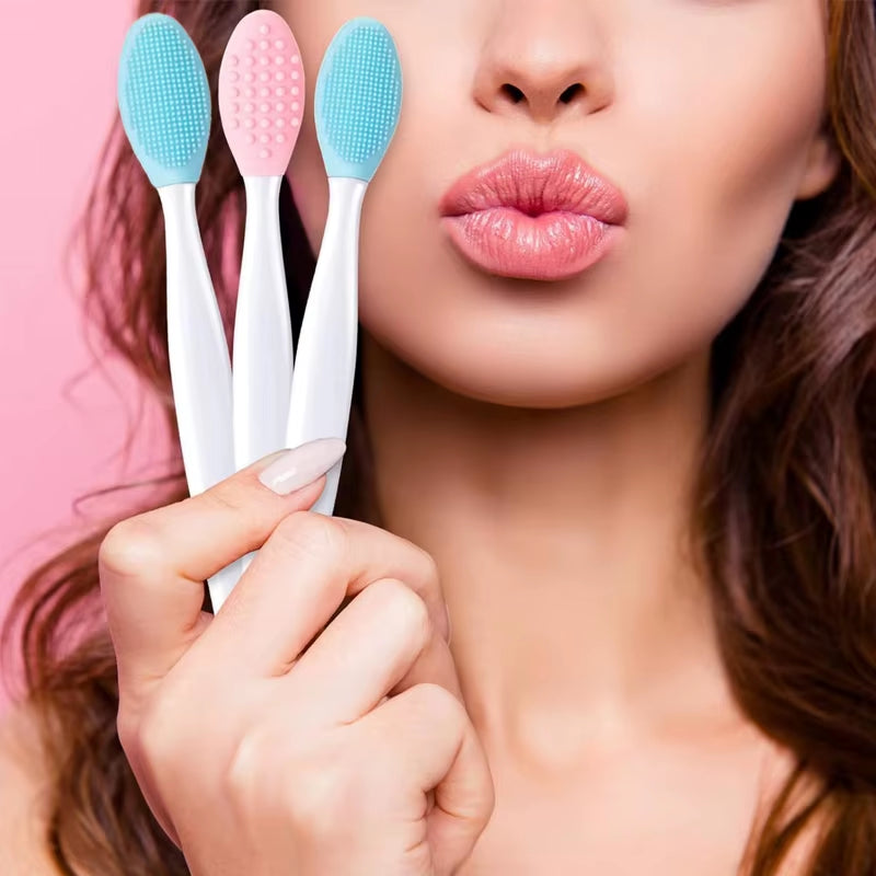 2-Pack Blue Facial Cleansing Brushes - Holiday Skincare Set for Deep Cleansing & Gentle Exfoliation Nettoyeur Pinceau Maquillage