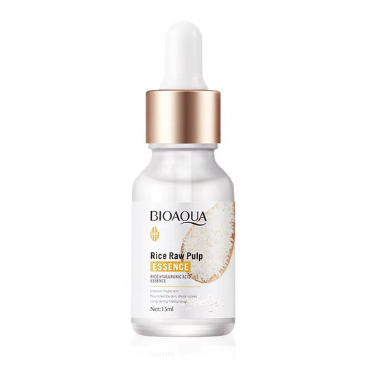 1/2/3Pcs BIOAQUA Rice Raw Pulp Face Serum Hyaluronic Acid Face Essence Nourishing Moisturizing Anti-Aging Serum Facial Skin Care