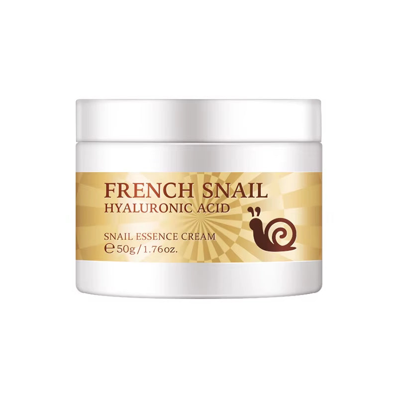 Snail Face Cream Hyaluronic Acid Moisturizer Firming Facial Cream Collagen Nourishing Serum Skin Care 50ML
