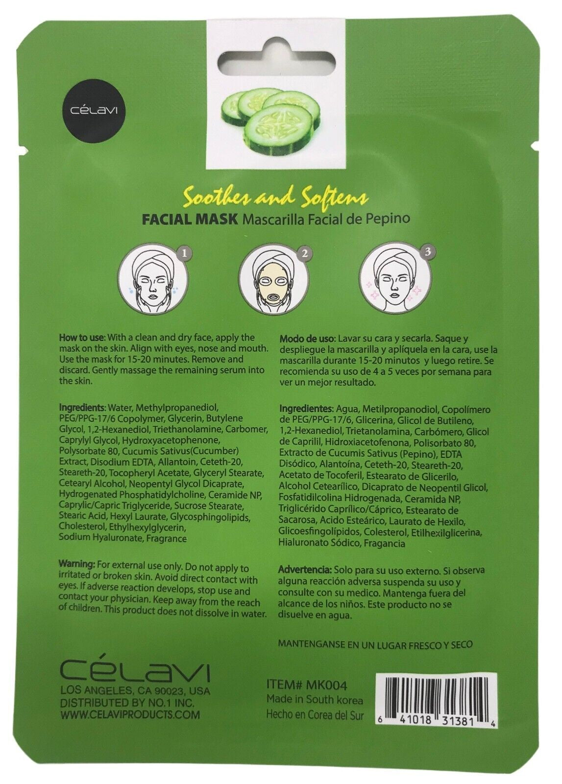 Facial Mask Skincare Sheet Korean Beauty Face Mask Sheets Skin Care Antiaging