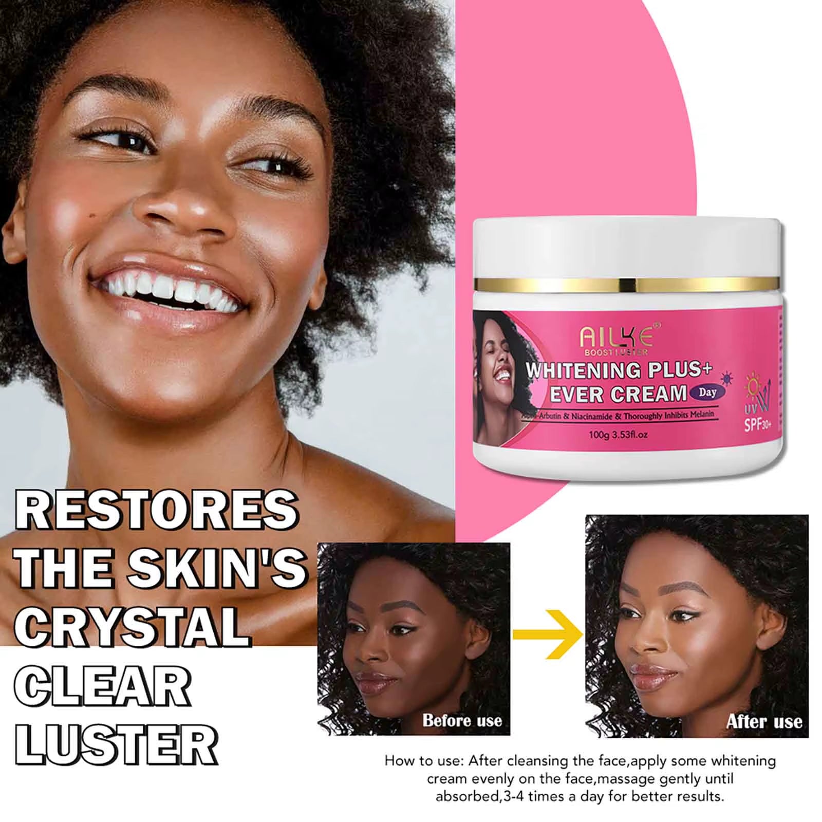 Natural Whitening Skin Care Set for All Skin Types, Clear Stubborn Acne, Dark Spots Kit, Reduce Melanin, Pigmentation